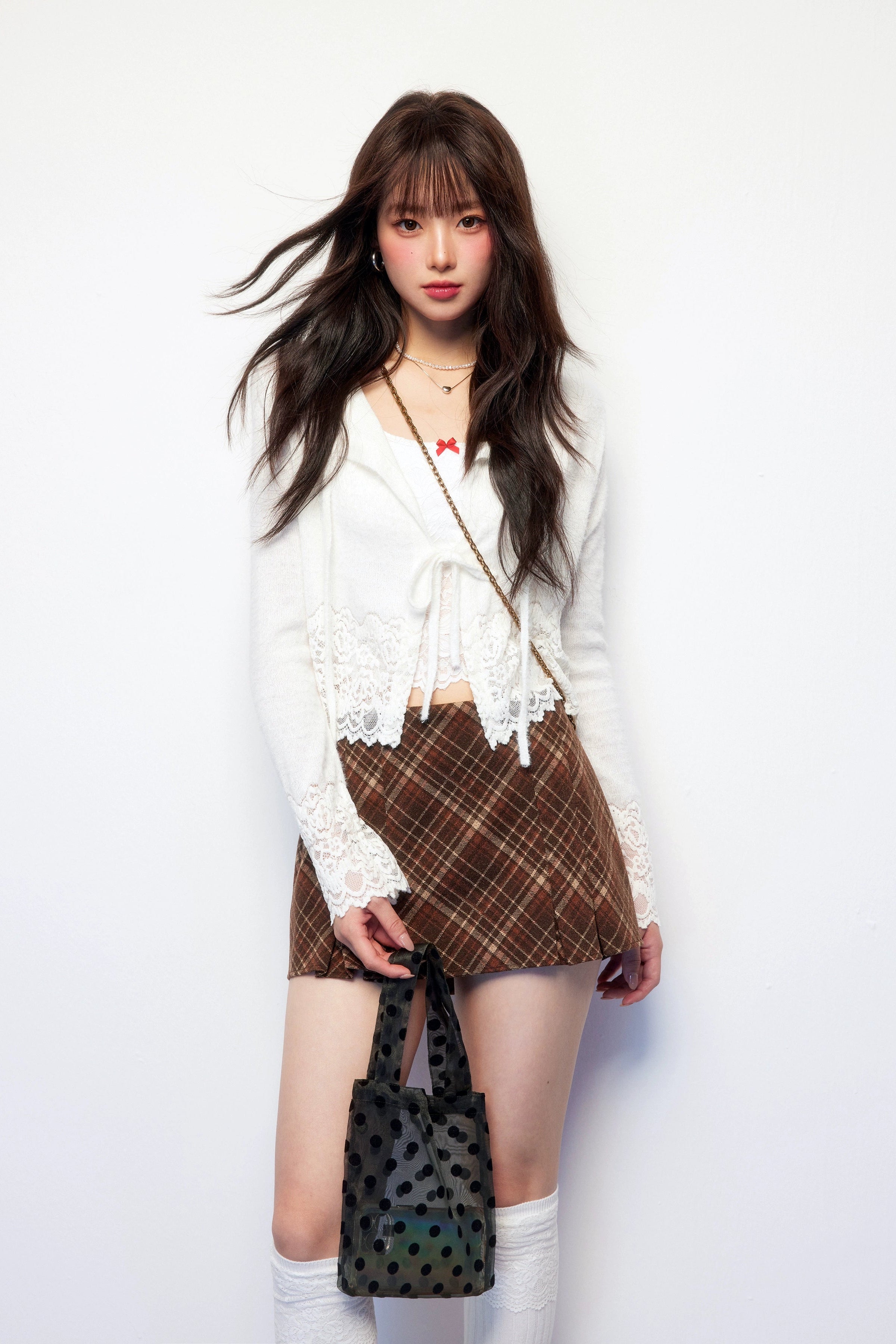 heck pleated mini skirt DL1455
