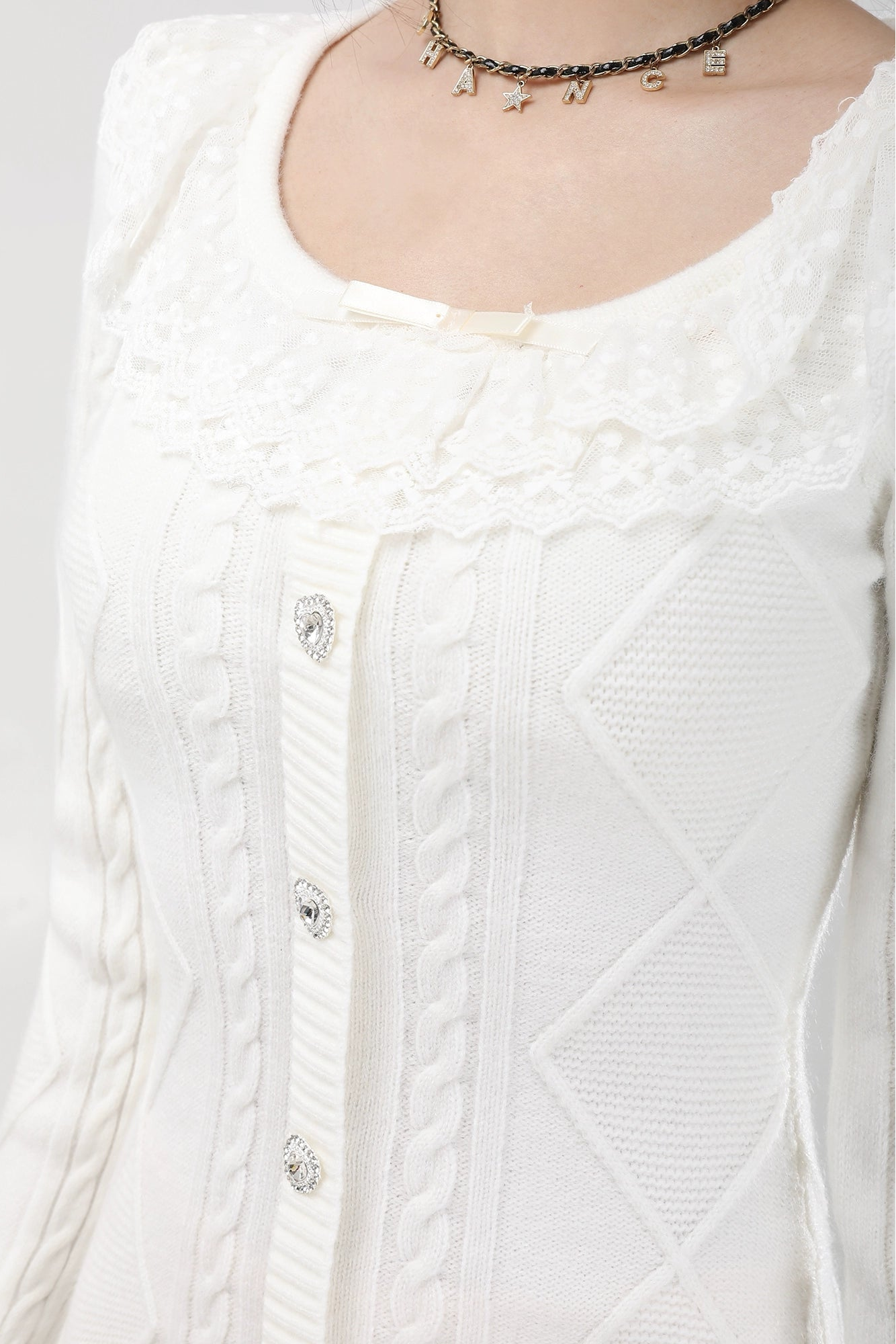 lace knit mini onepiece DL1463