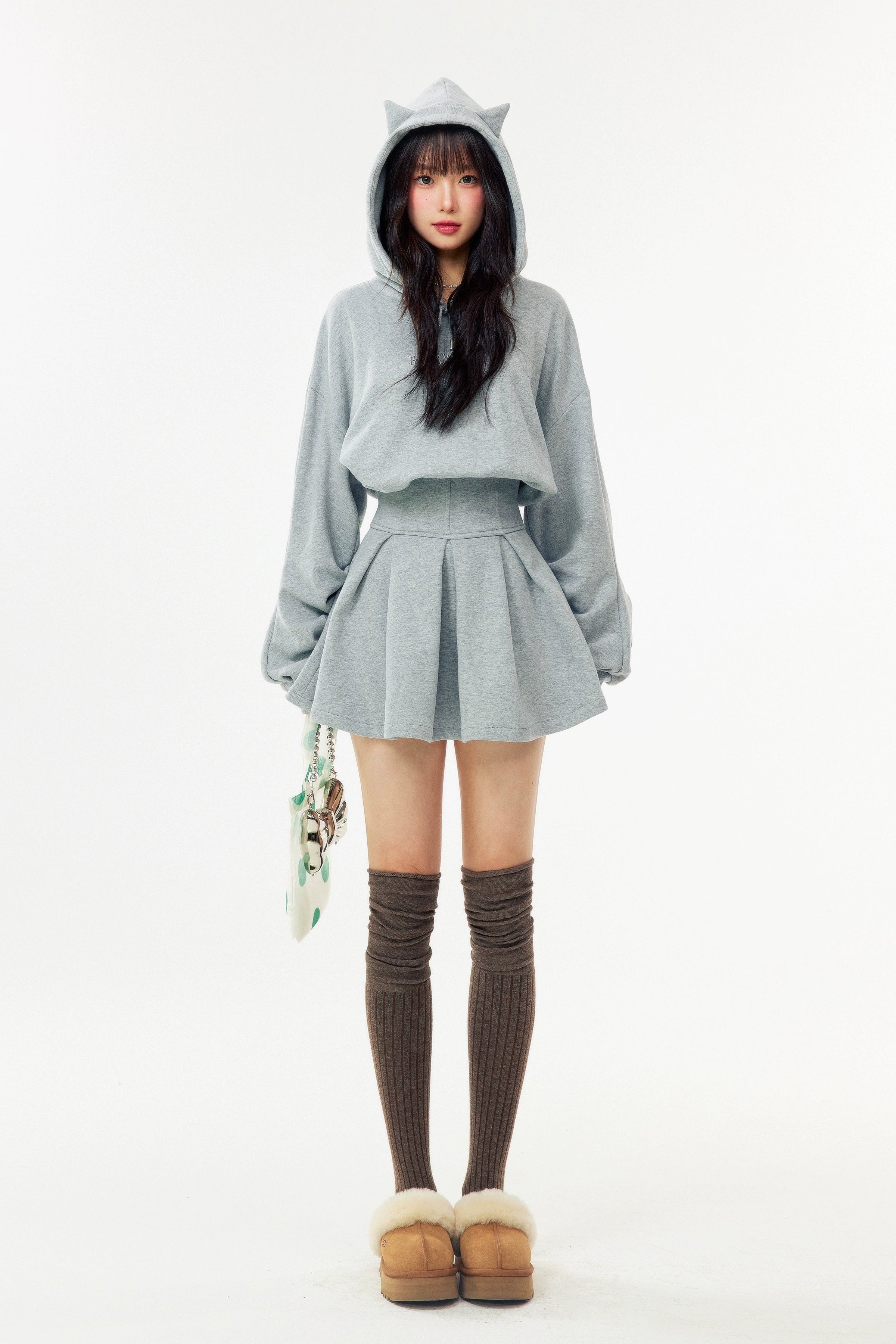 cat ear hoodie one-piec DL1483