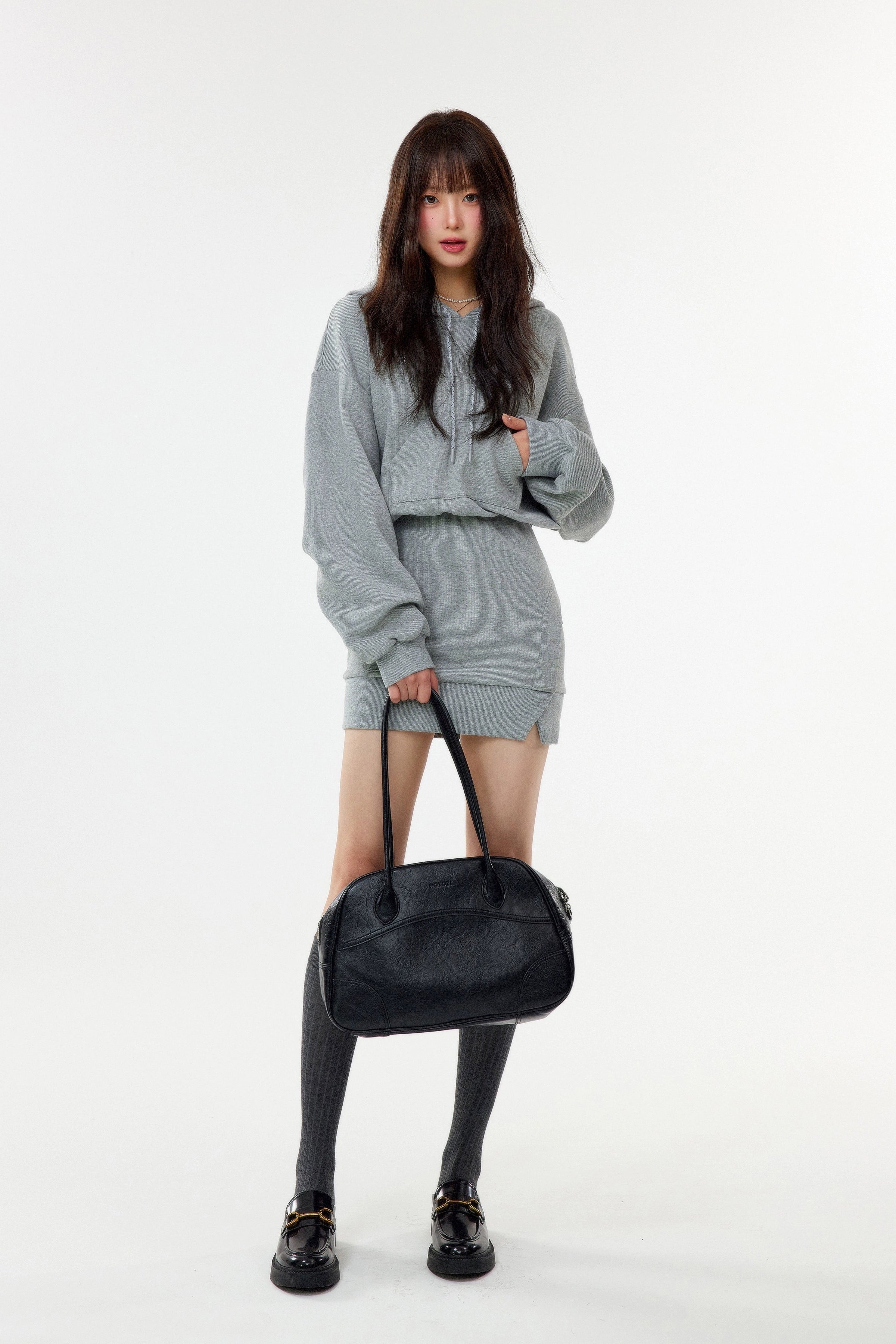 casual hoodie one-piece DL1453