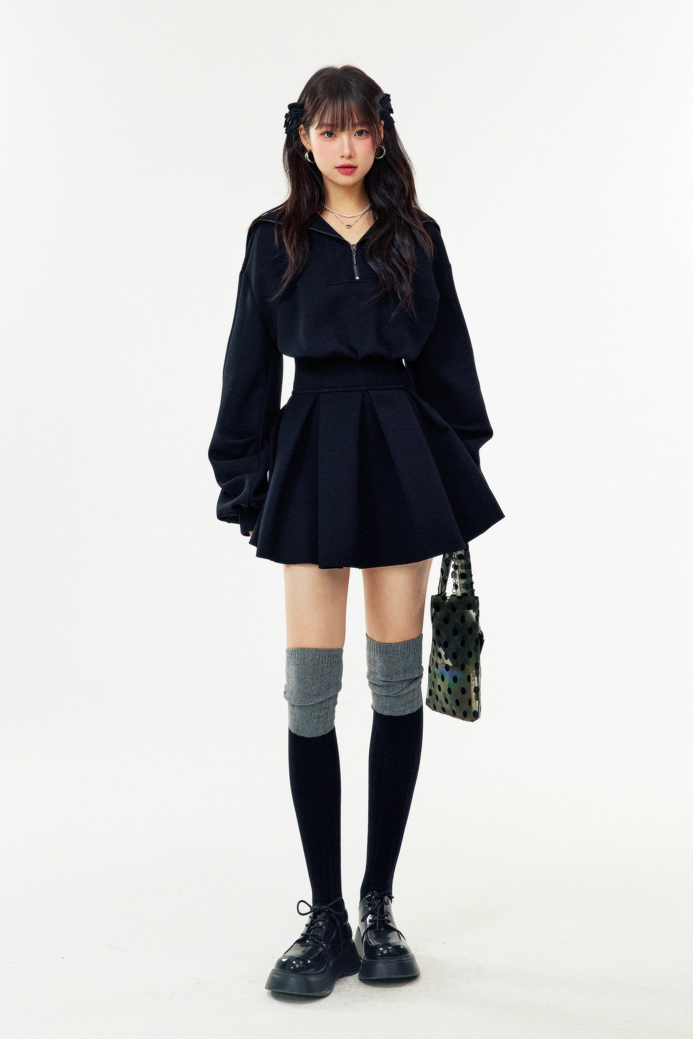 zip flare mini one-piece DL1484