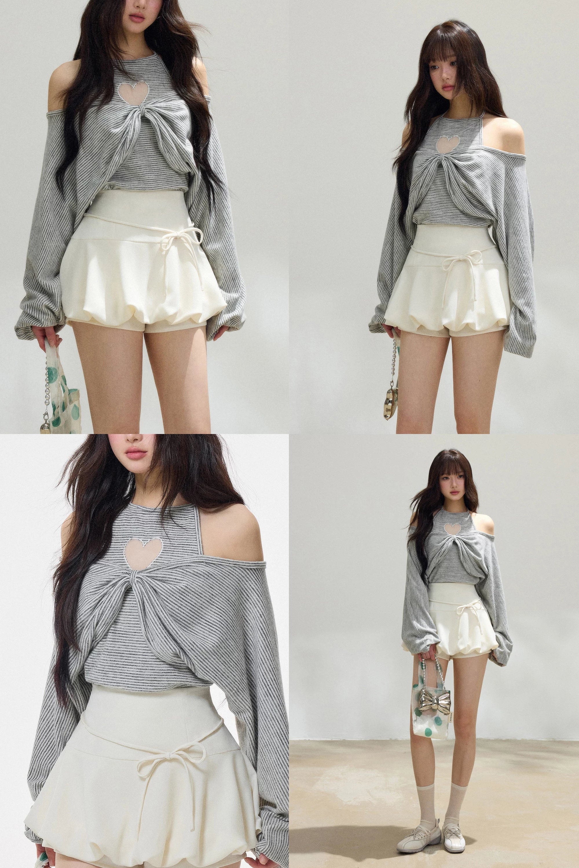 ribbon balloon skort DL1523