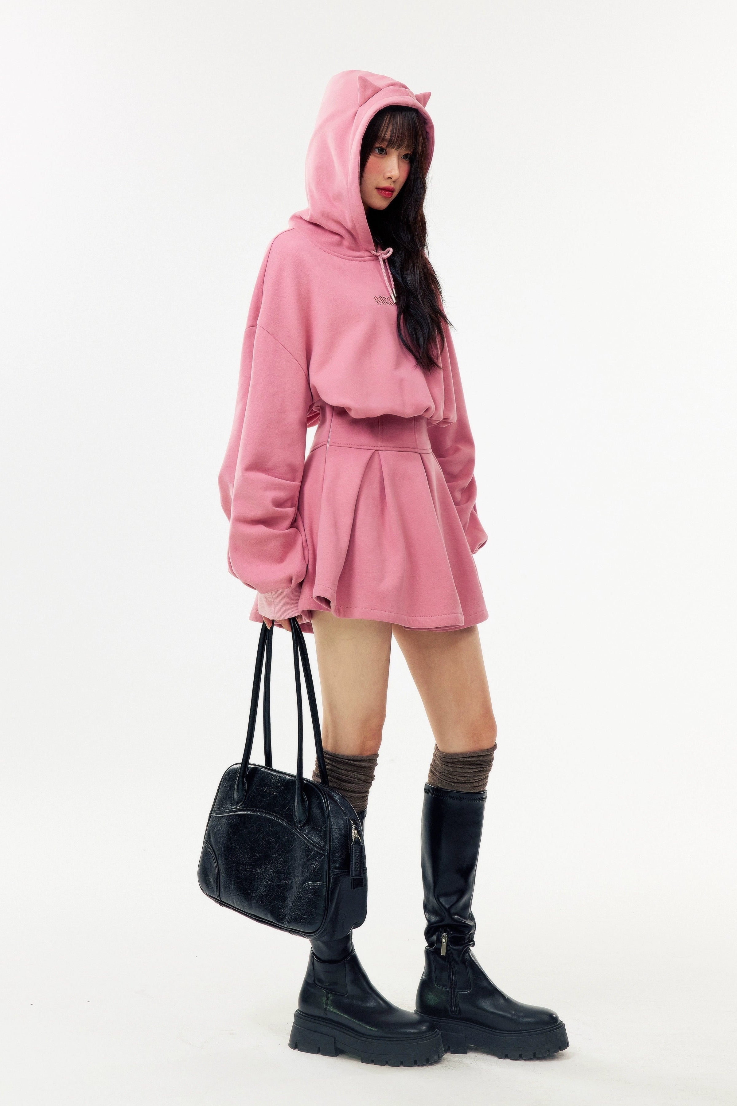 cat ear hoodie one-piec DL1483