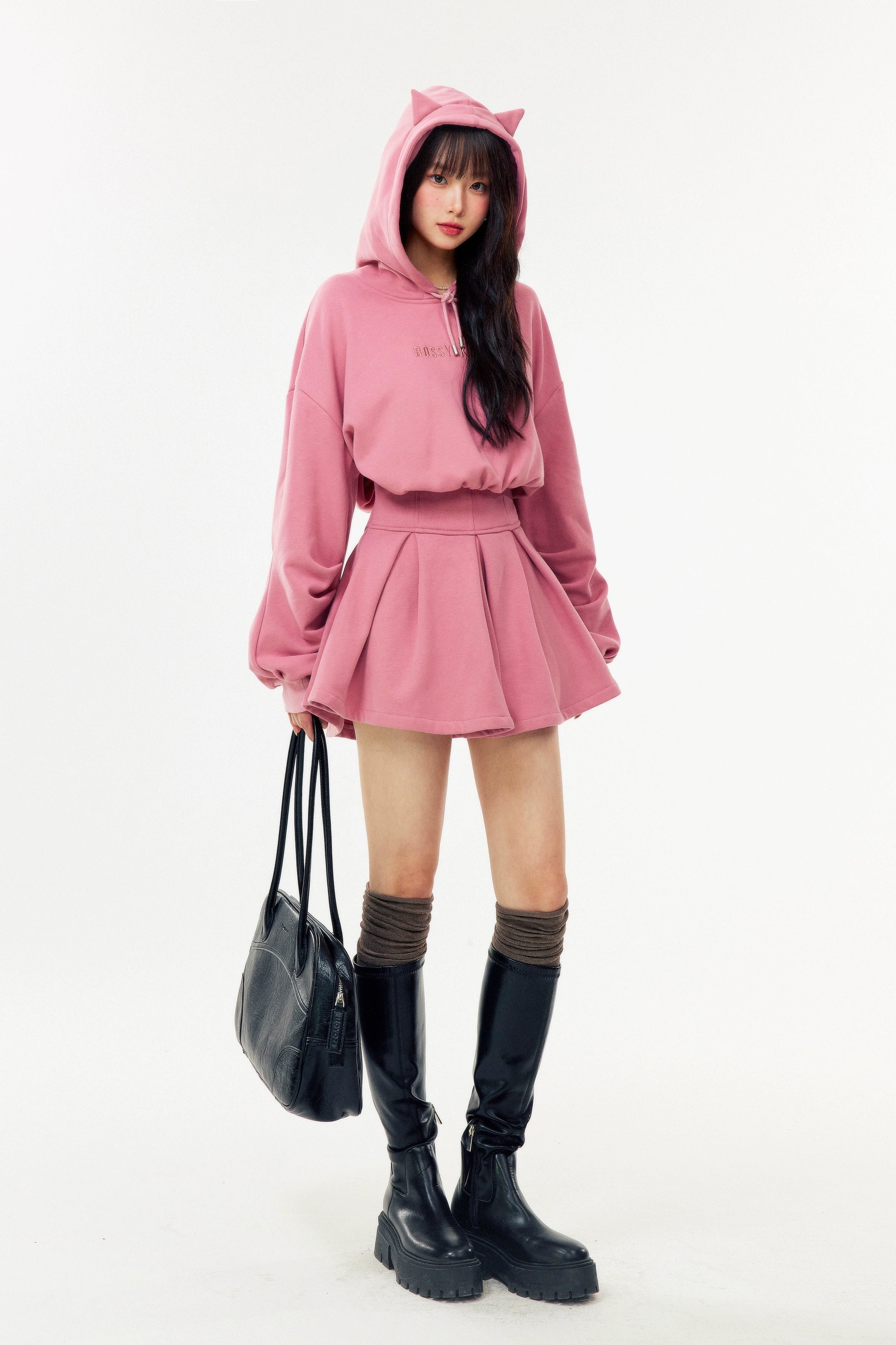 cat ear hoodie one-piec DL1483