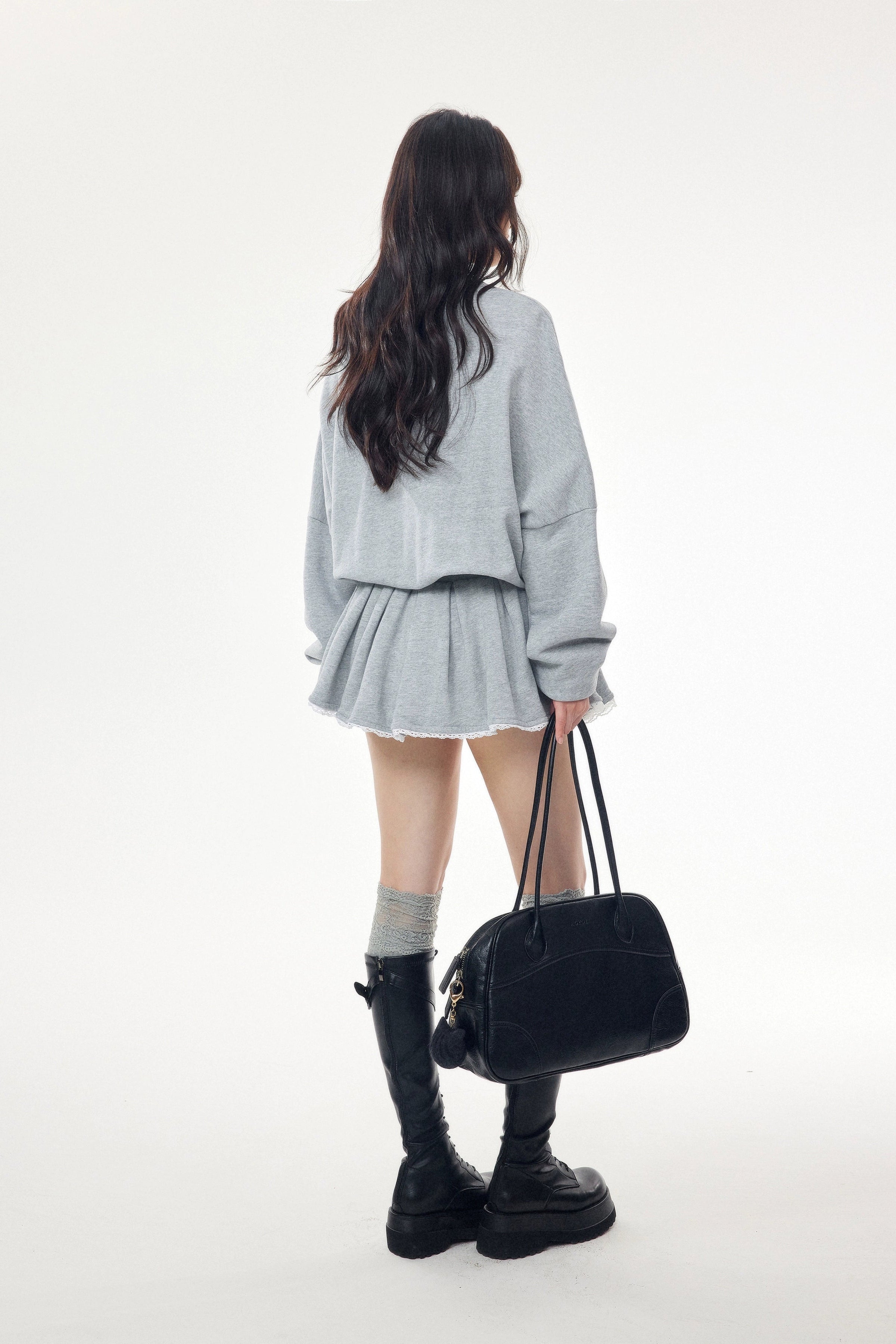 frill skirt swet set up DL1445