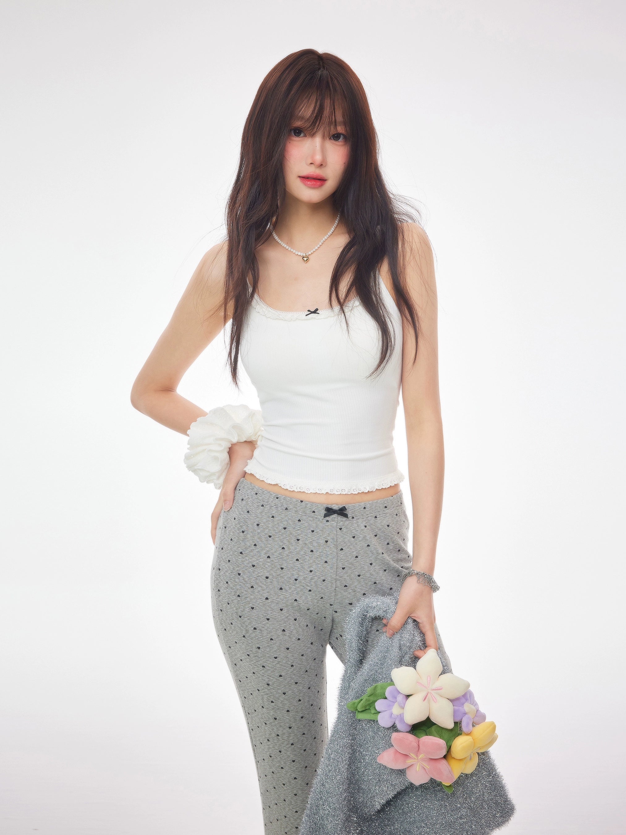 front ribbon race camisole DL1399