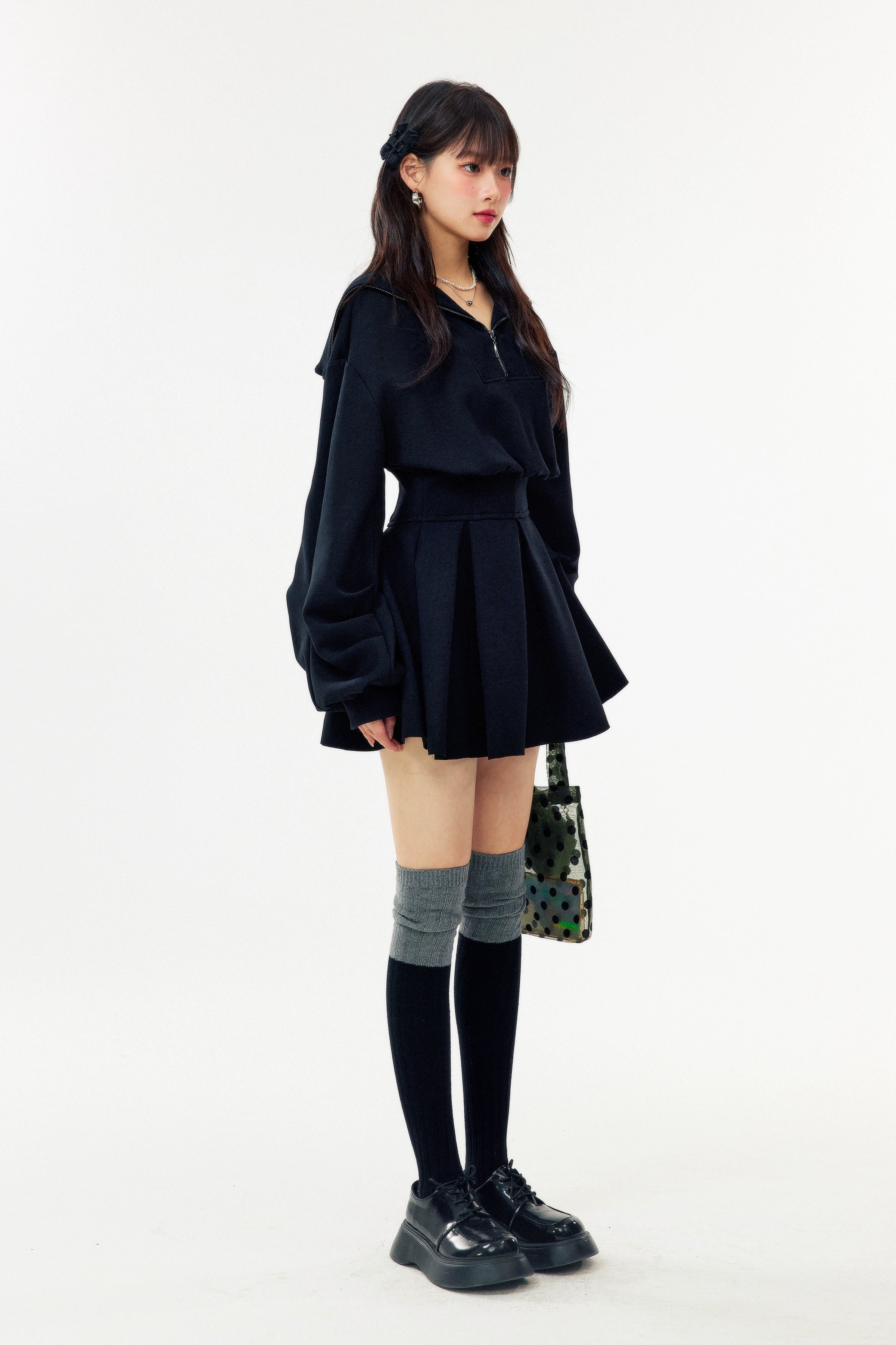 zip flare mini one-piece DL1484