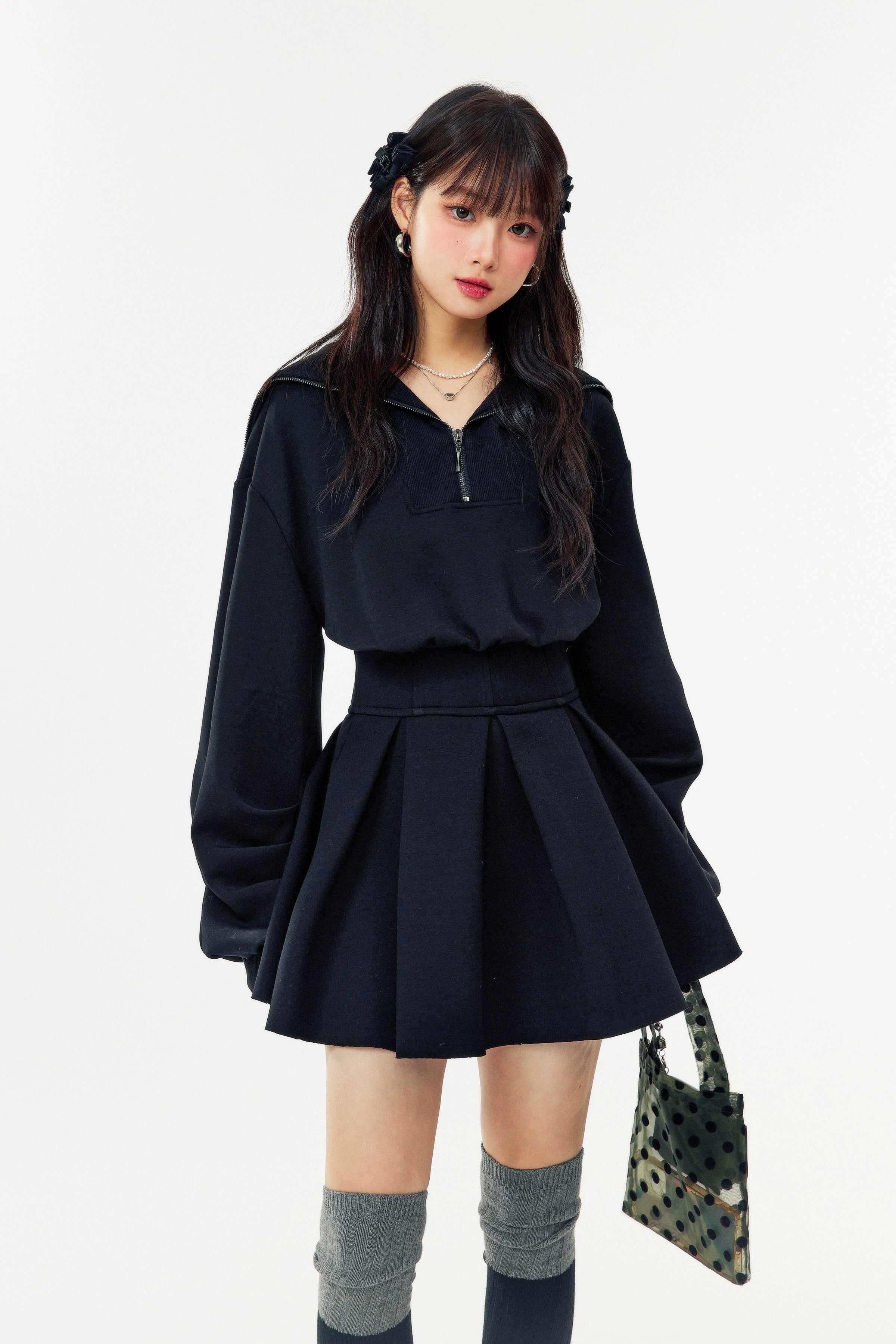 zip flare mini one-piece DL1484