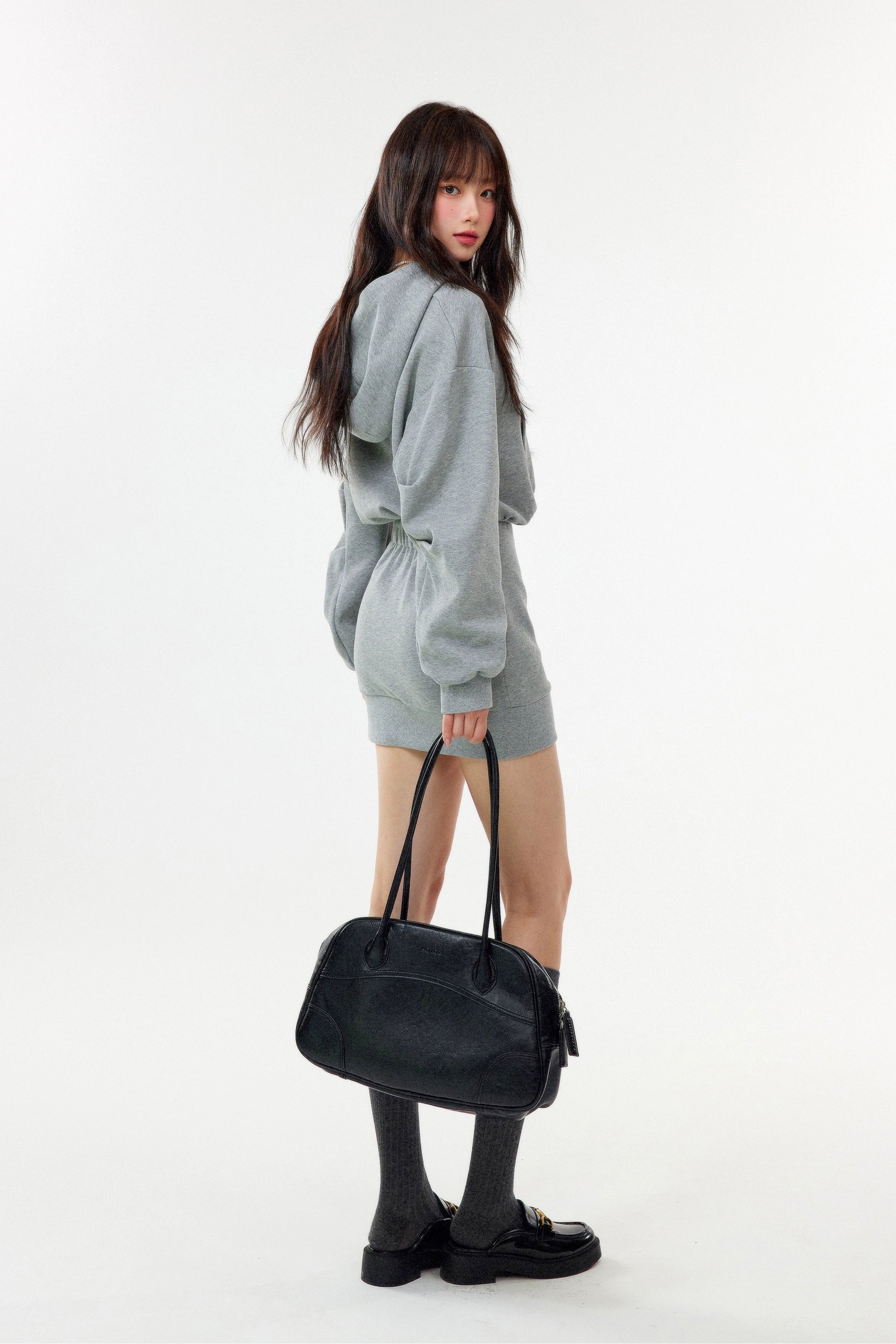 casual hoodie one-piece DL1453