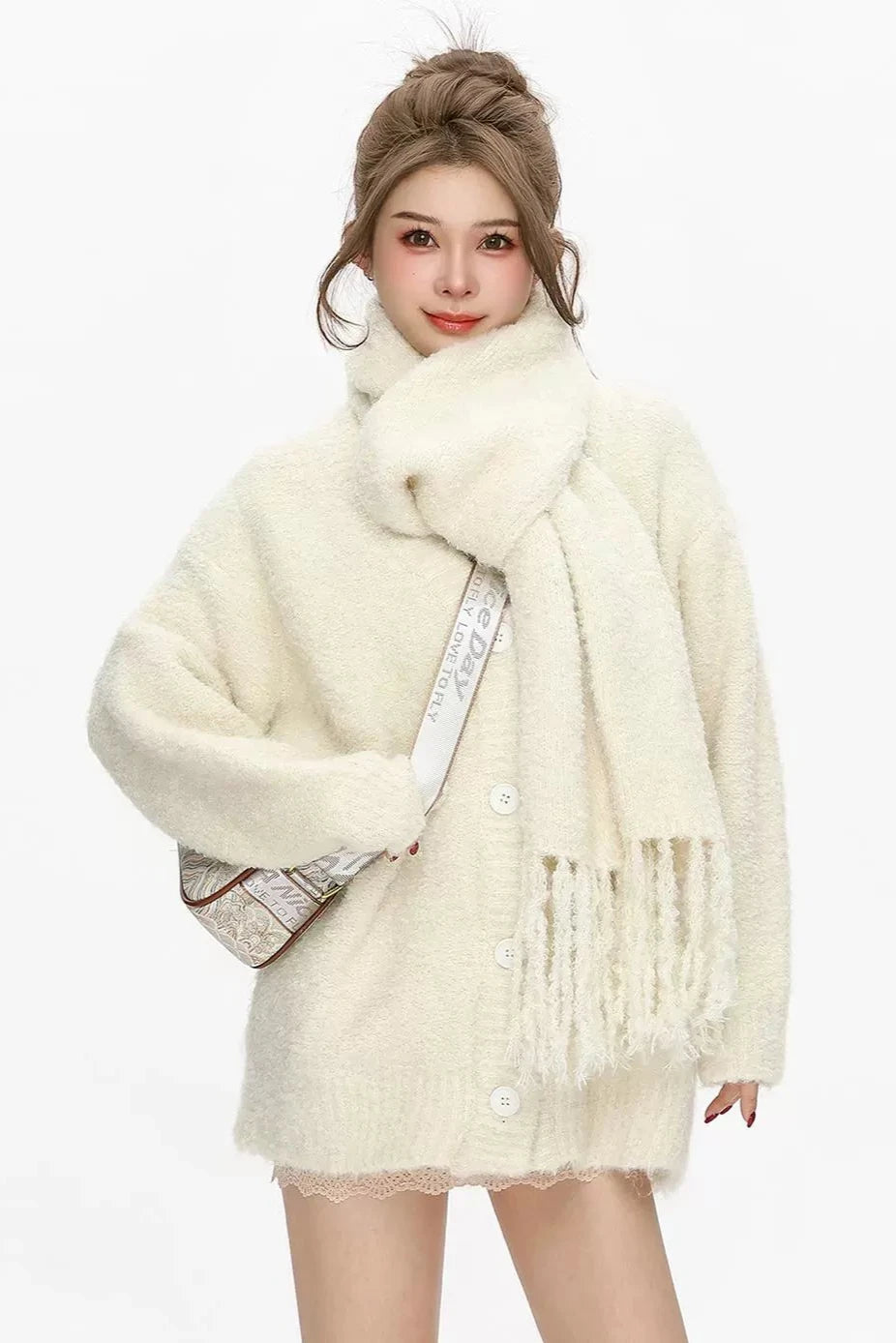 muffler set Knit tops DL1270