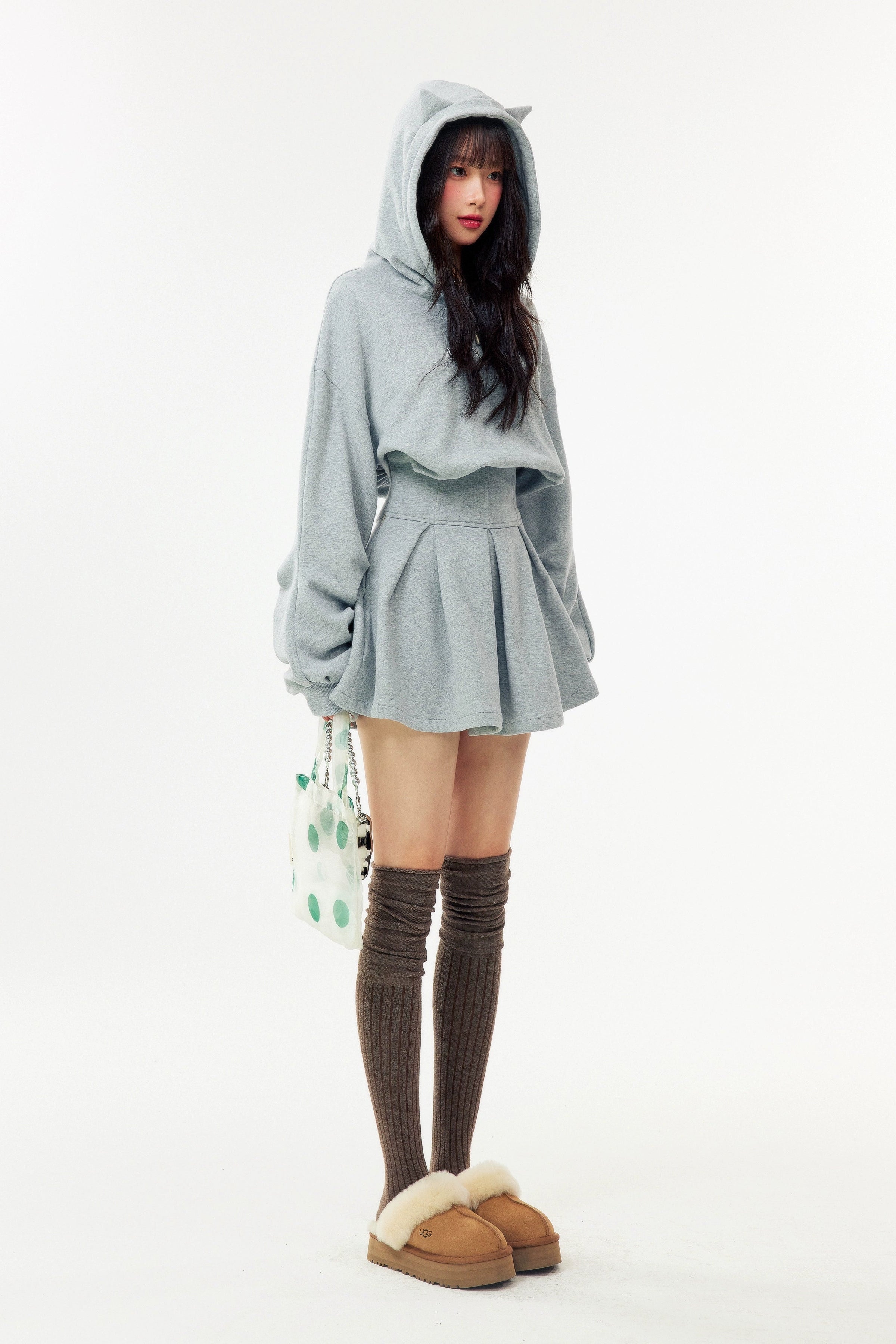 cat ear hoodie one-piec DL1483