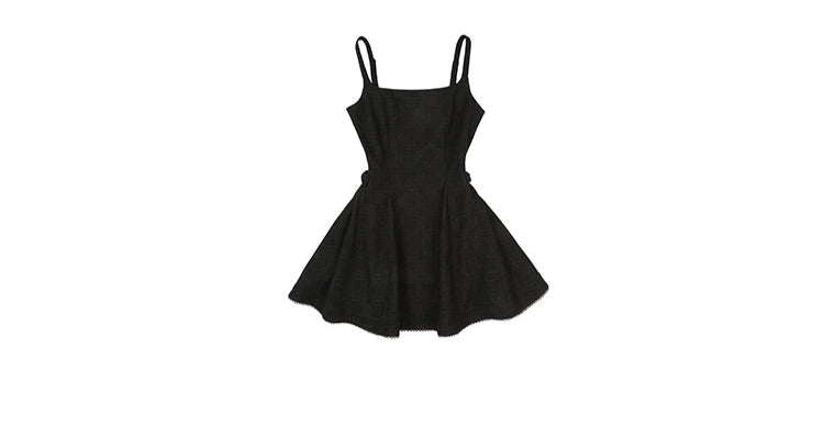 black side ribbon one-pice DL1395