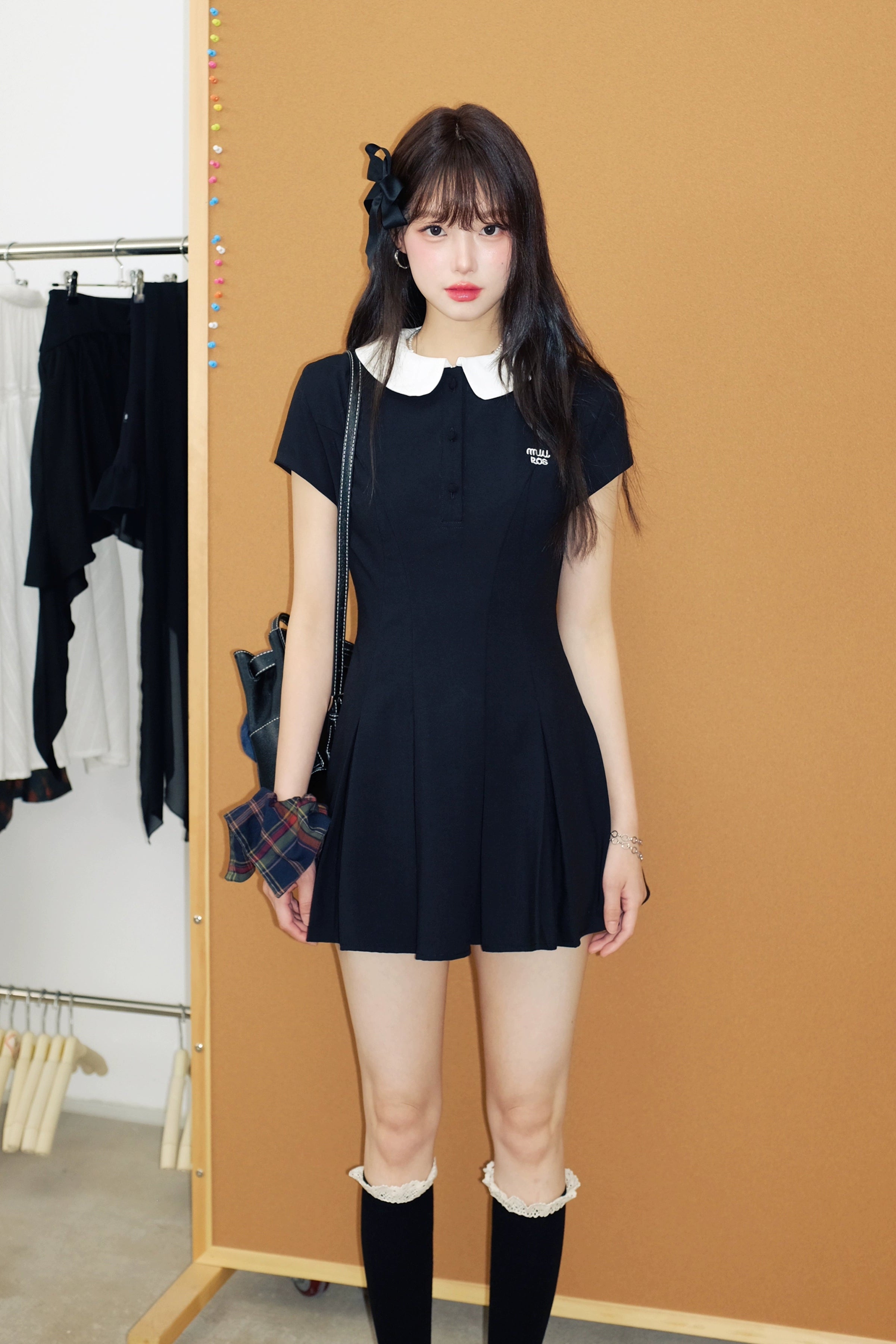 polo pleated one-piece DL1411