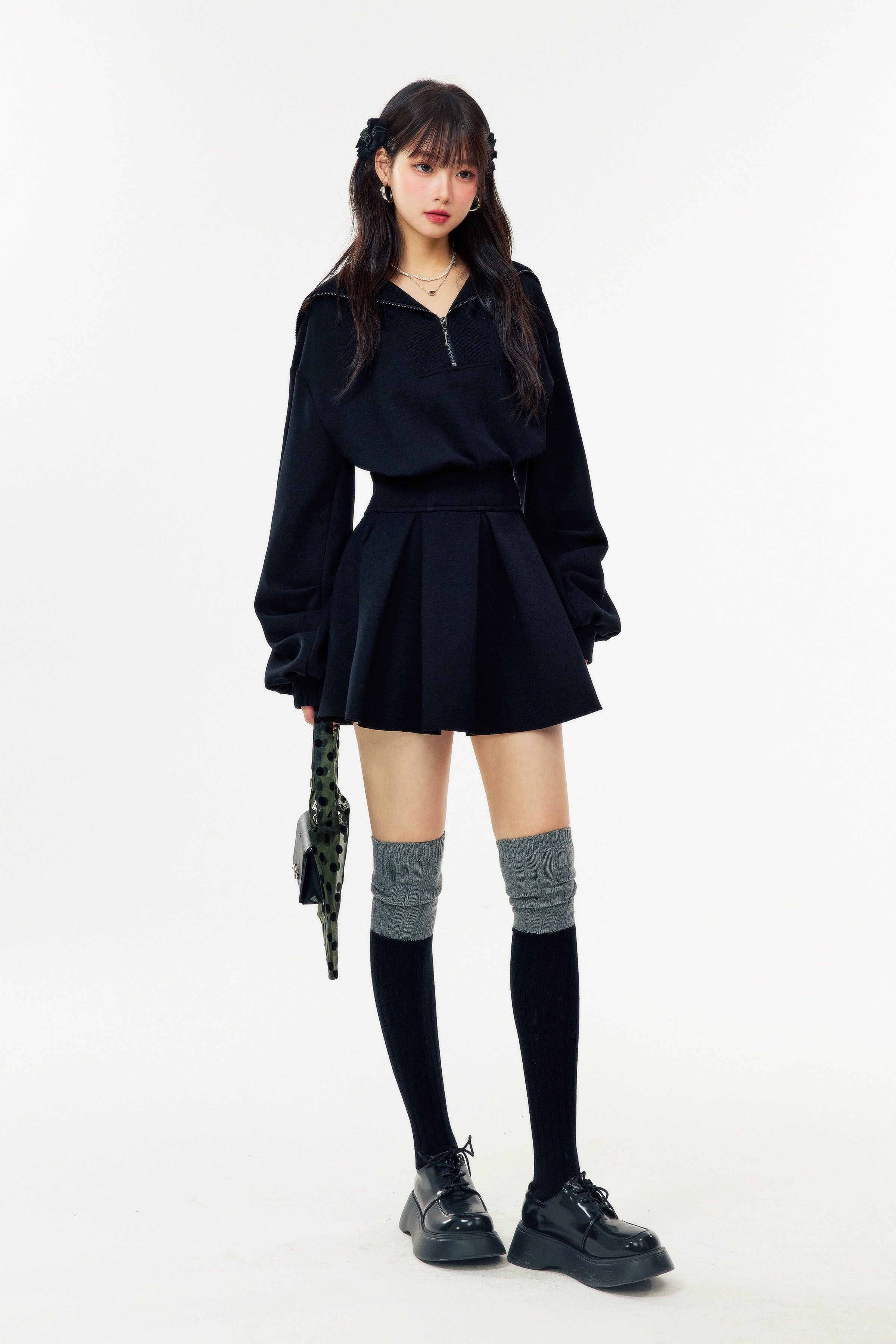 zip flare mini one-piece DL1484