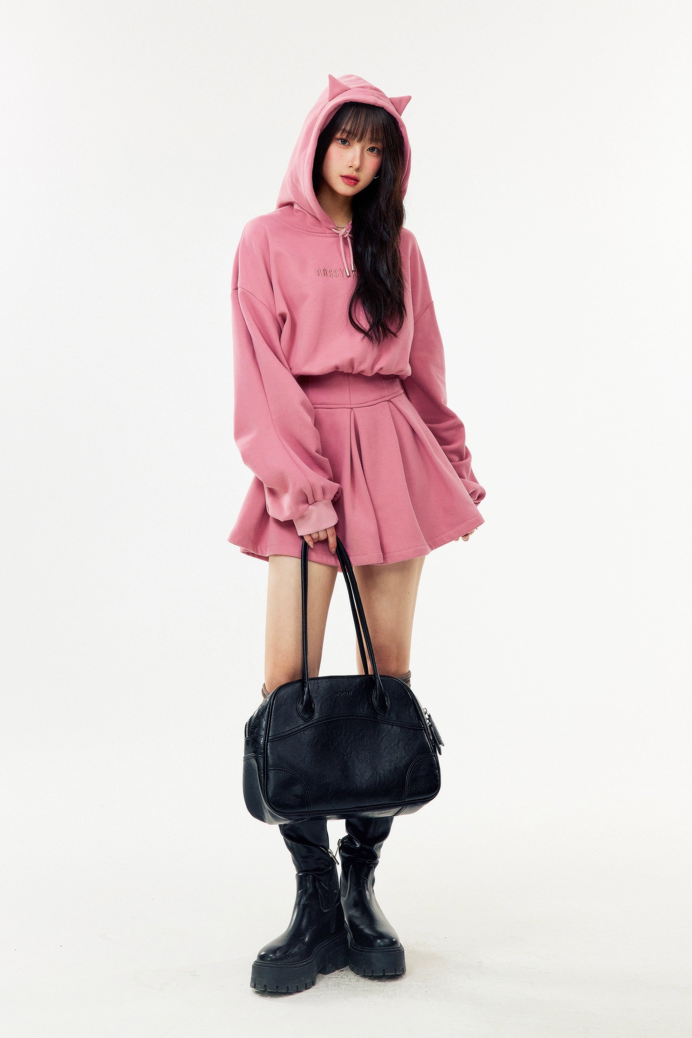 cat ear hoodie one-piec DL1483