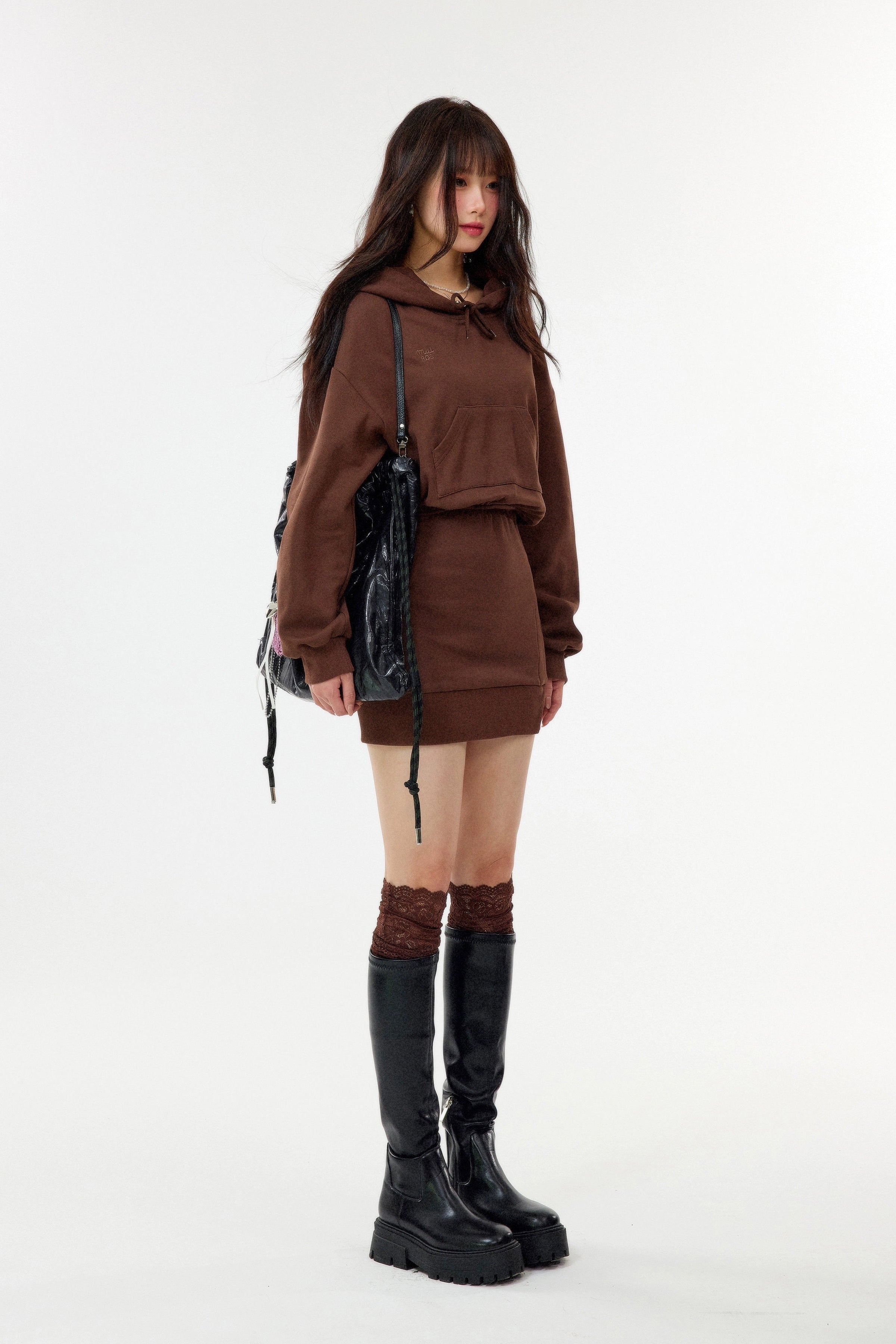 casual hoodie one-piece DL1453