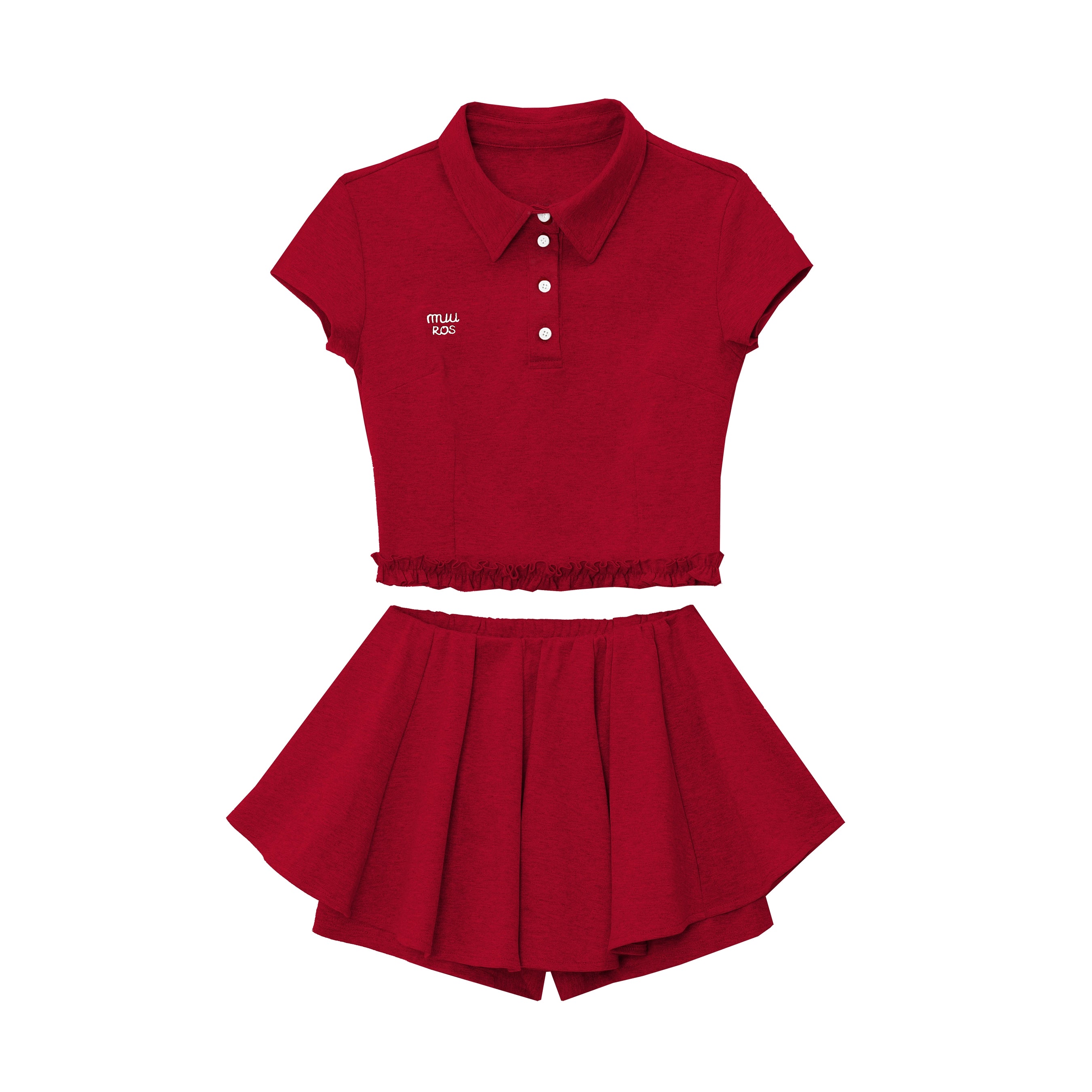 cropped collar mini set up DL1434