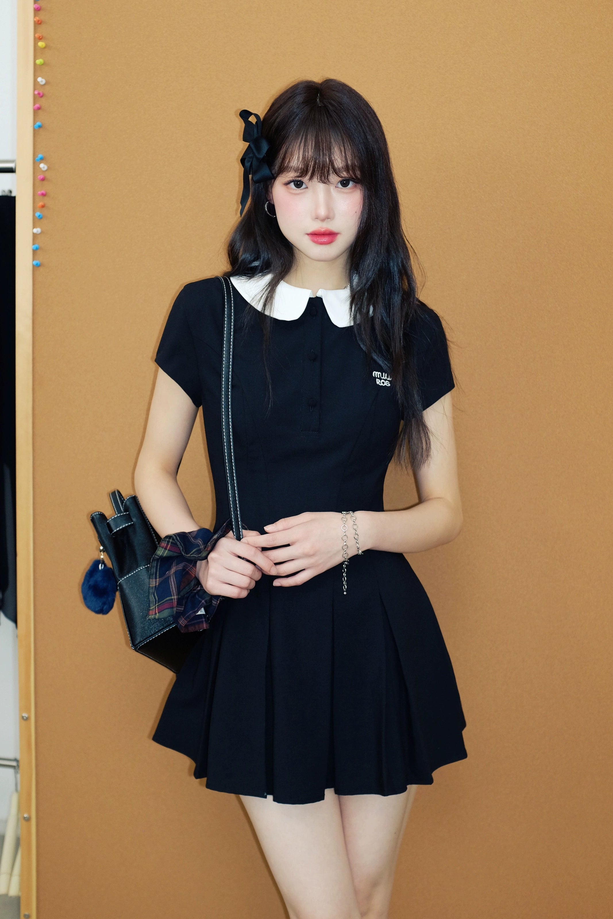 polo pleated one-piece DL1411