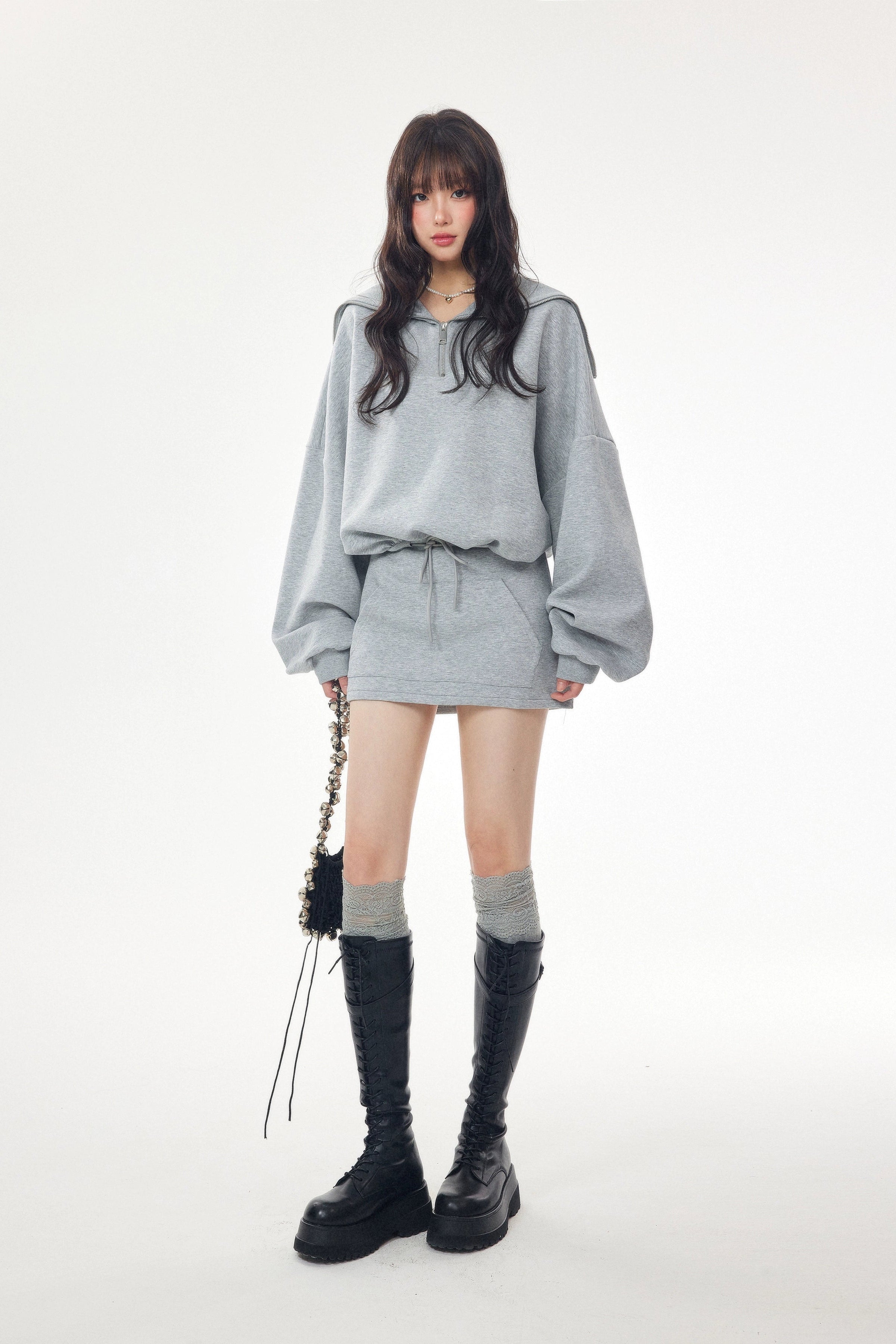 round neck sweat set up DL1441