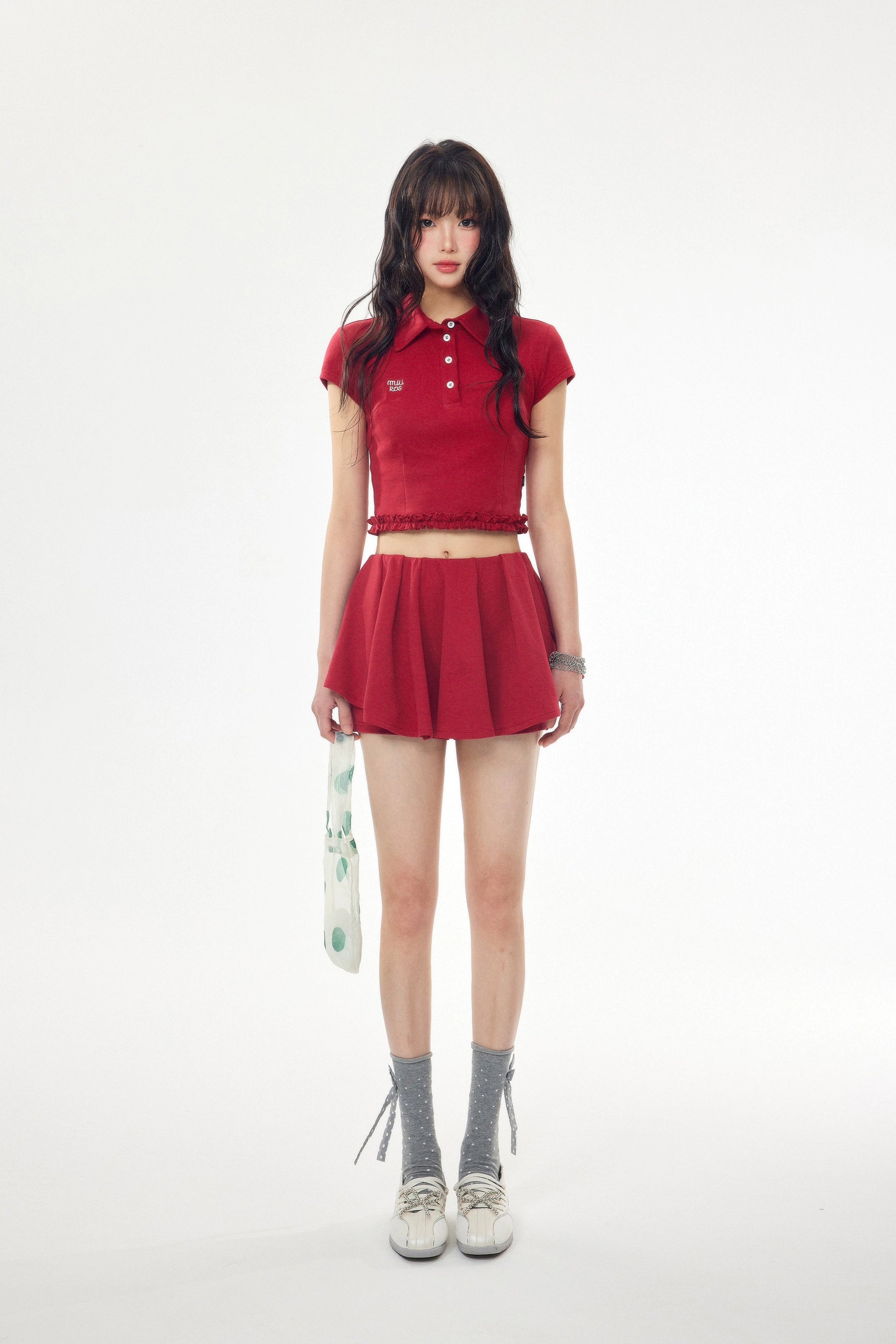 cropped collar mini set up DL1434